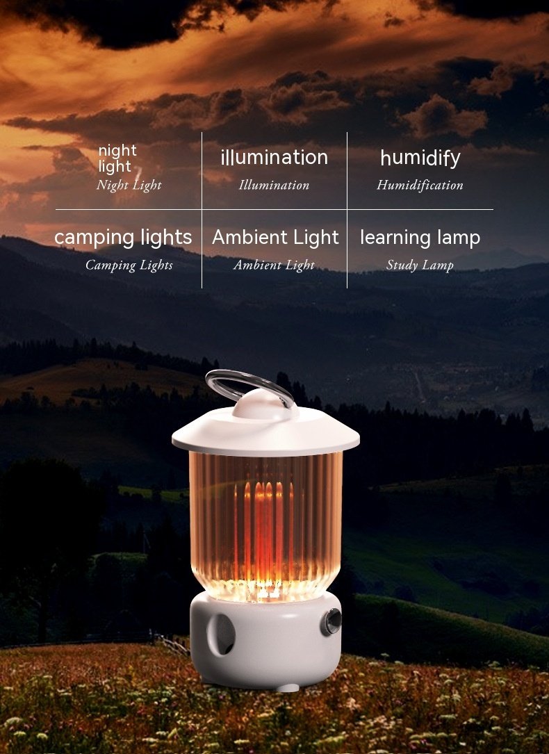 Kerosene Lamp Humidifier USB Rechargeable - Image 6