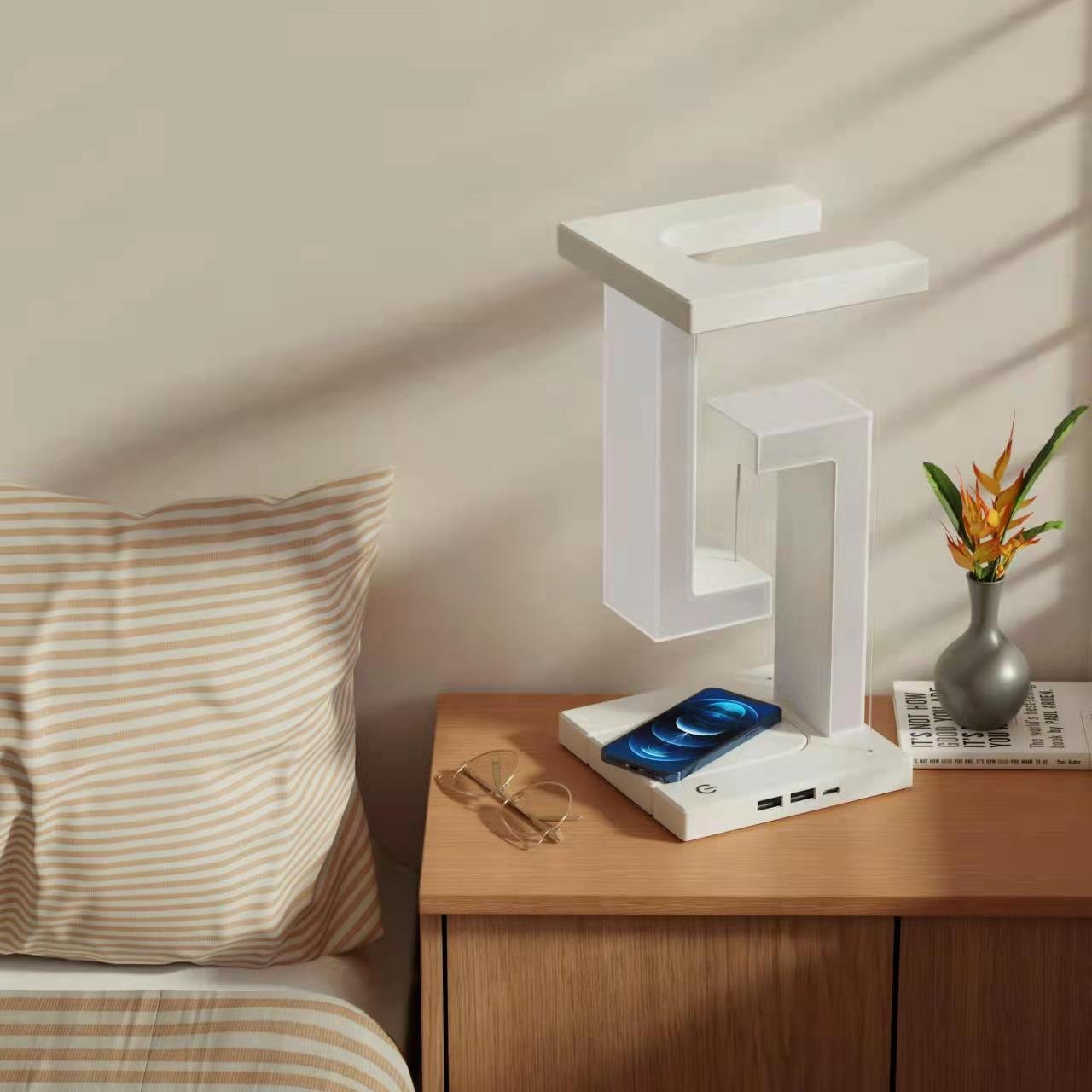 Anti Gravity Wireless Charging Table Lamp - Image 2