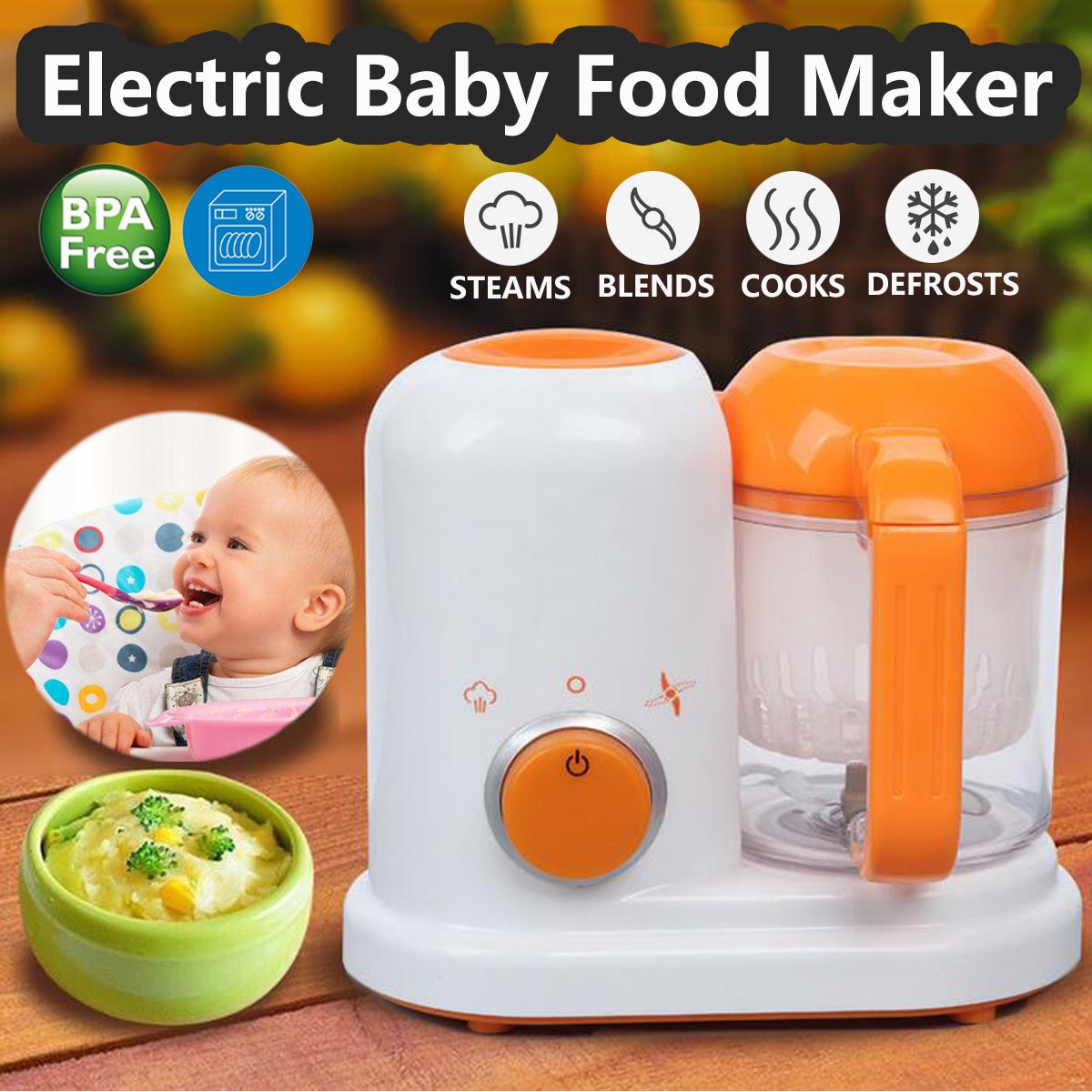 Multi-function Baby Food Processor Smart Infant