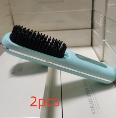 2 In 1 Straight Hair Comb Wireless Hair Straightener - Image 6