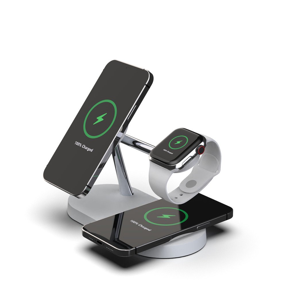 Multifunctional 5-1 Magnetic Wireless Charging Watch Headset - Image 2