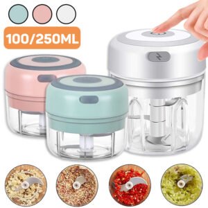 Mini Electric Garlic Chopper USB Charging