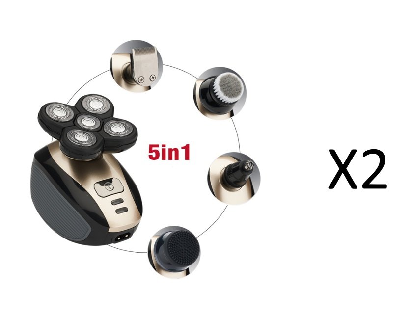 5 In 1 Multifunctional Electric Shaver 5 Blade Razor For Men - Image 6
