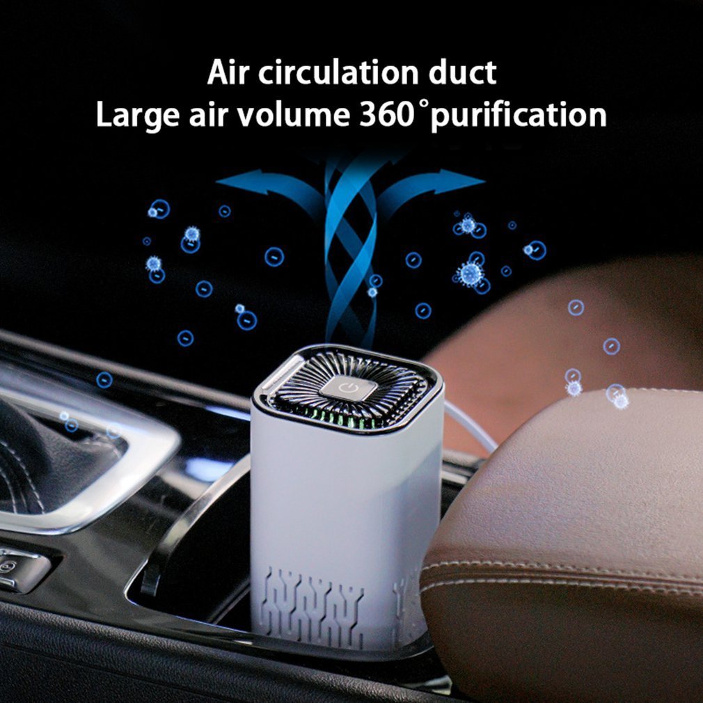 Car Air Purifier Portable Negative Ion Generator - Image 6