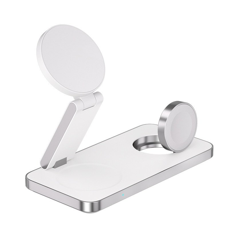 Household Solid Color Simple 4-in-1 Magnetic Wireless Charger - Image 7