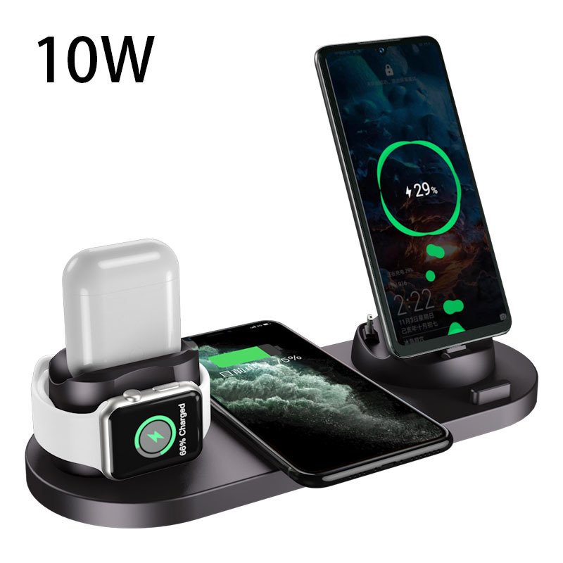 Wireless Charger For IPhone Fast Charger For Watch 6 In 1 - Image 2