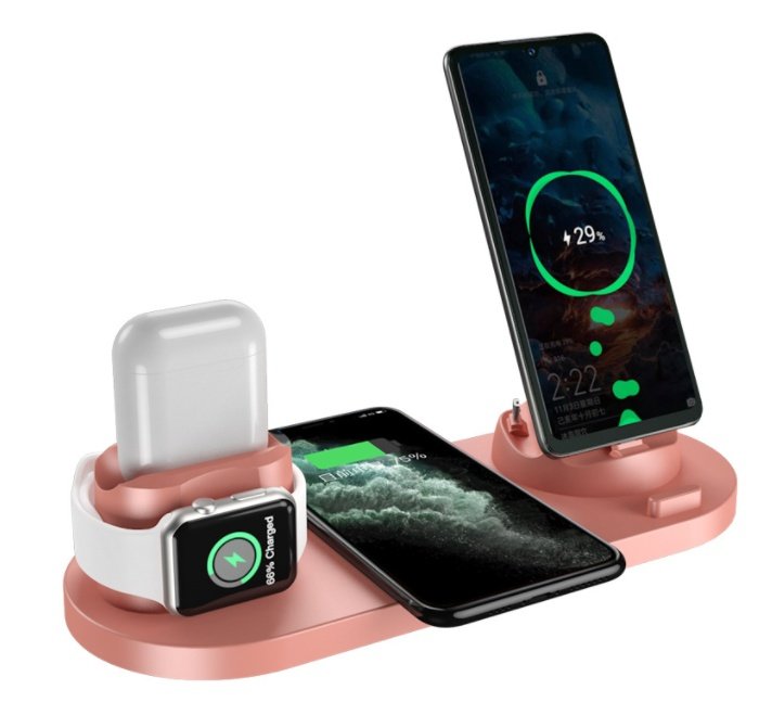 Wireless Charger For IPhone Fast Charger For Watch 6 In 1 - Image 7