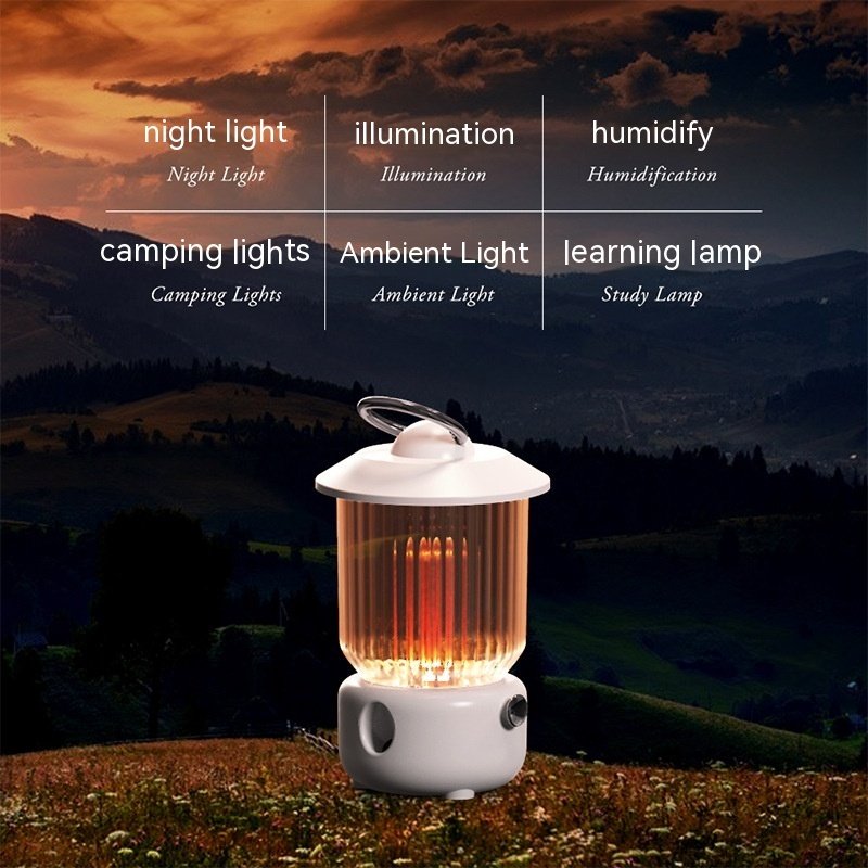 Kerosene Lamp Humidifier USB Rechargeable - Image 3