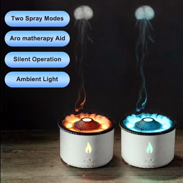 Creative Ultrasonic Essential Oil Humidifier Volcano Aromatherapy - Image 6
