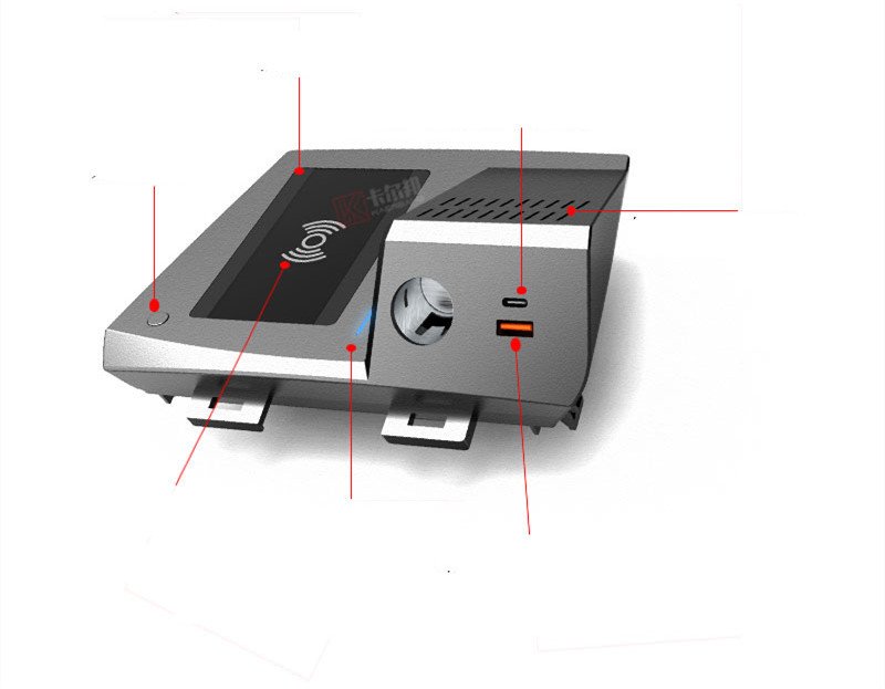 Car Wireless Charging Board CX-4 Car Mobile - Image 5