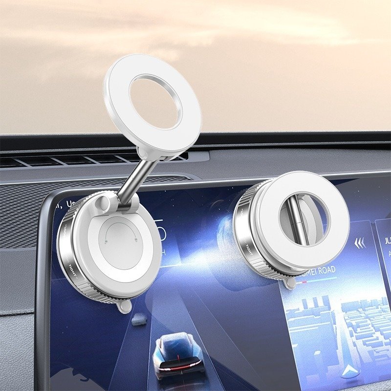 Magnetic Car Navigation Phone Holder Vacuum Sucker - Image 9