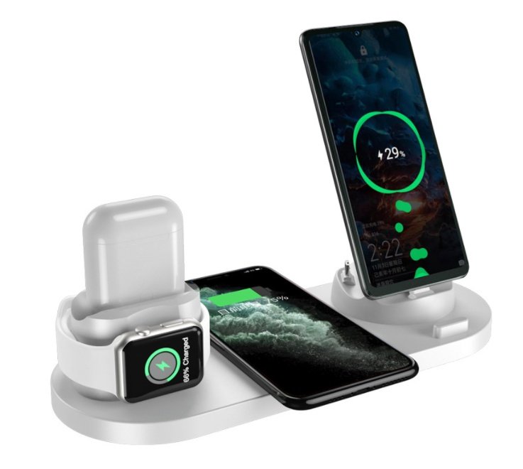 Wireless Charger For IPhone Fast Charger For Watch 6 In 1 - Image 10