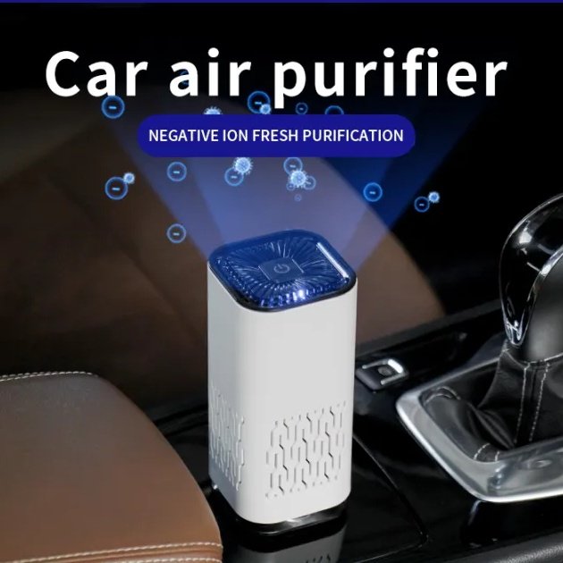 Car Air Purifier Portable Negative Ion Generator - Image 5