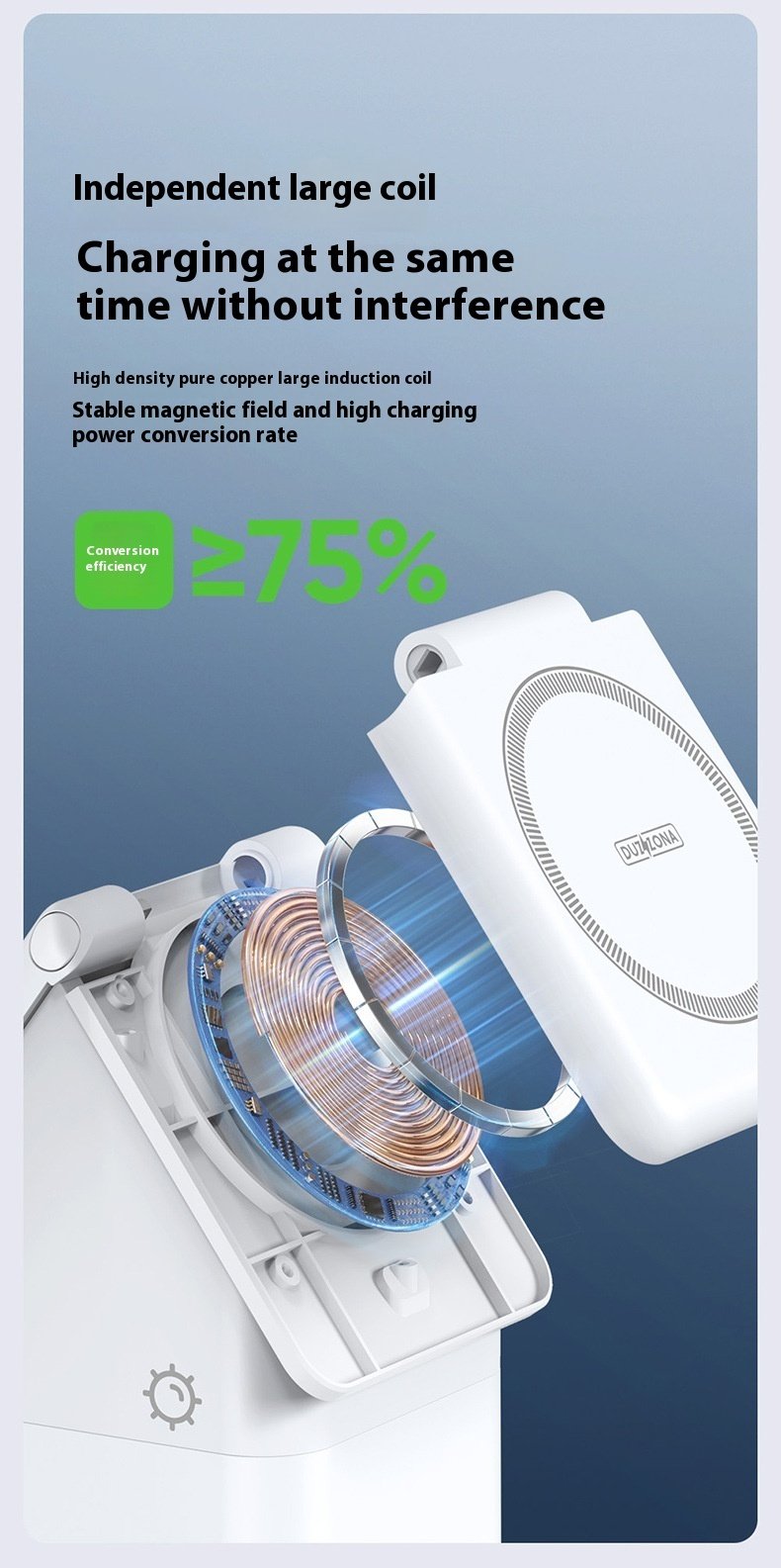 Magnetic Wireless Charger Earphone Watch Four-in-one - Image 8