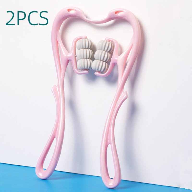 Multifunctional Manual Six-wheel Neck Massager - Image 10