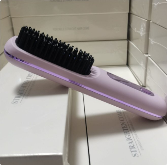 2 In 1 Straight Hair Comb Wireless Hair Straightener - Image 8