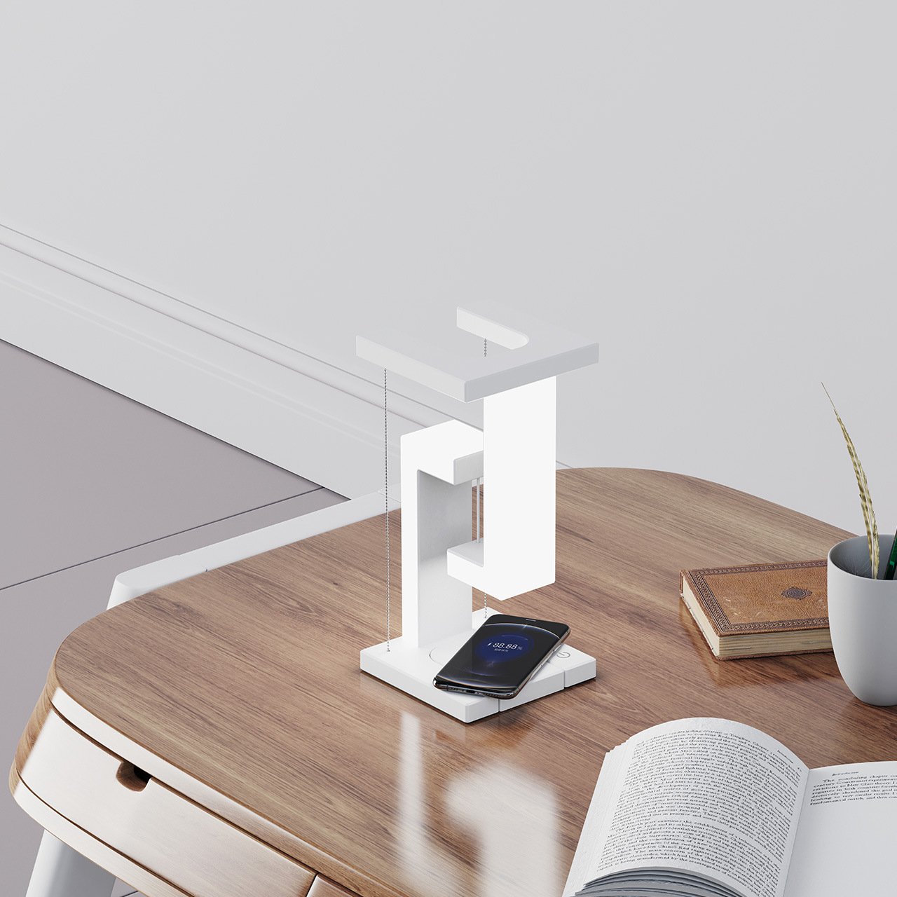 Anti Gravity Wireless Charging Table Lamp - Image 5