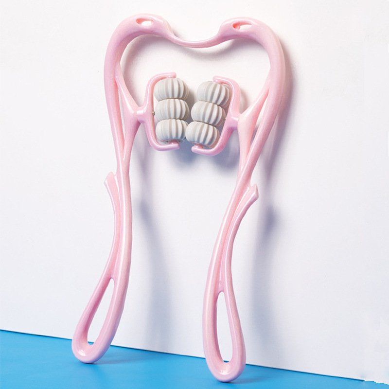 Multifunctional Manual Six-wheel Neck Massager - Image 9