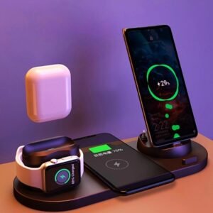 Wireless Charger For IPhone Fast Charger For Watch 6 In 1