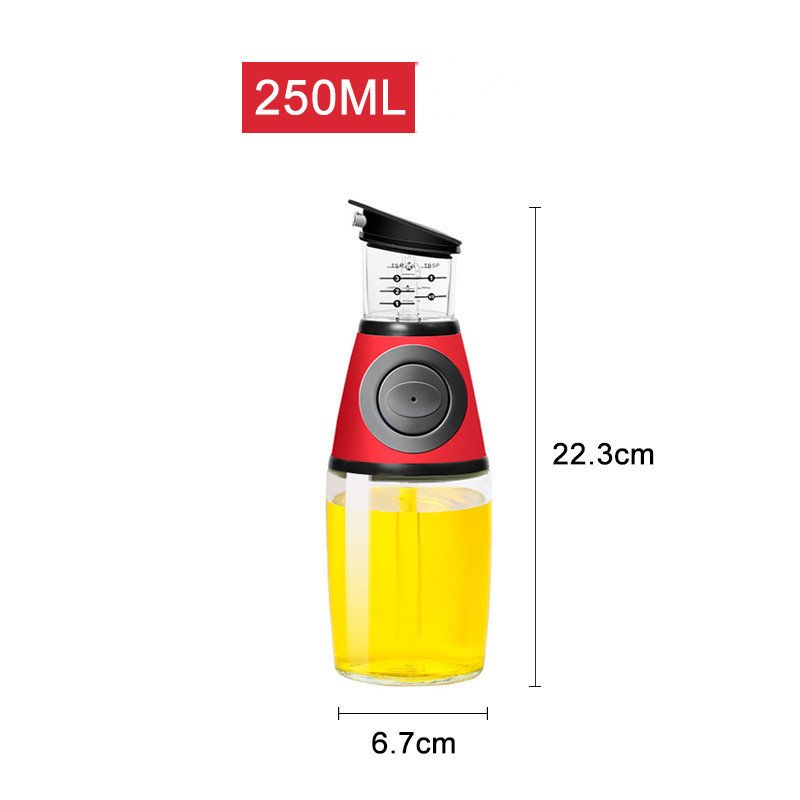 500ml Measurable Glass Bottle Oil Bottle Soy Bottle Kitchenware - Image 8