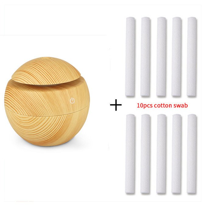 Aroma Diffuser Mini Humidifier Usb Home Silent Bedroom Hotel Commercial Small Wood Grain Essential Oil Humidifier - Image 8
