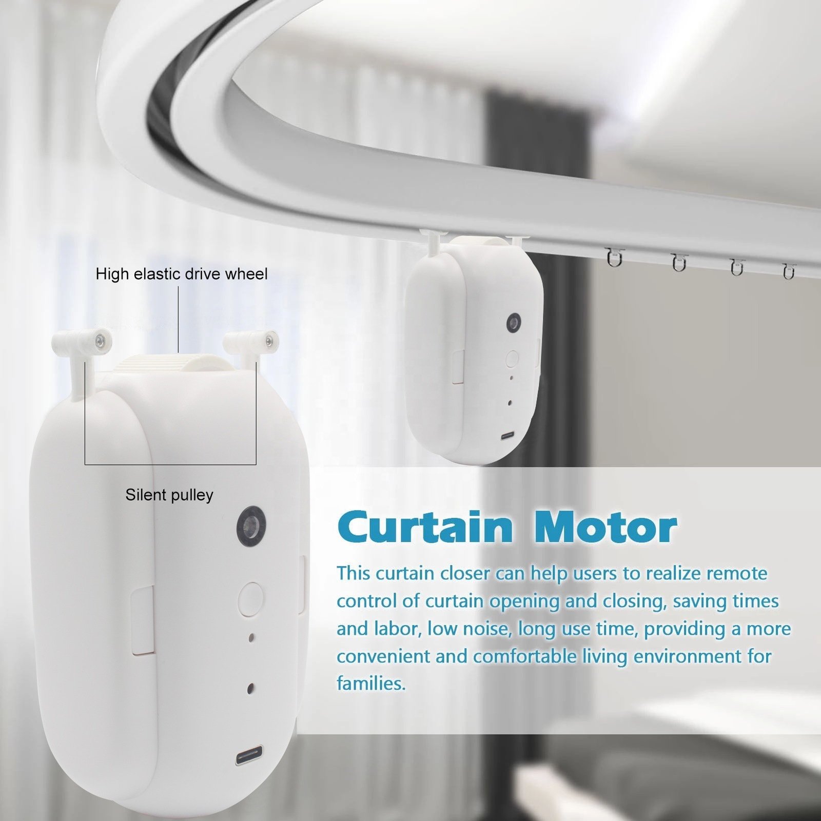 Curtains Bluetooth Wireless Automatic Curtai - Image 6