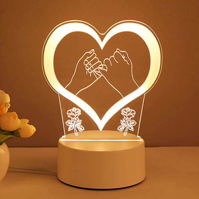 3D Lamp | Xmas Home Decorations For Room Decor Valentines Day Gifts - Image 7
