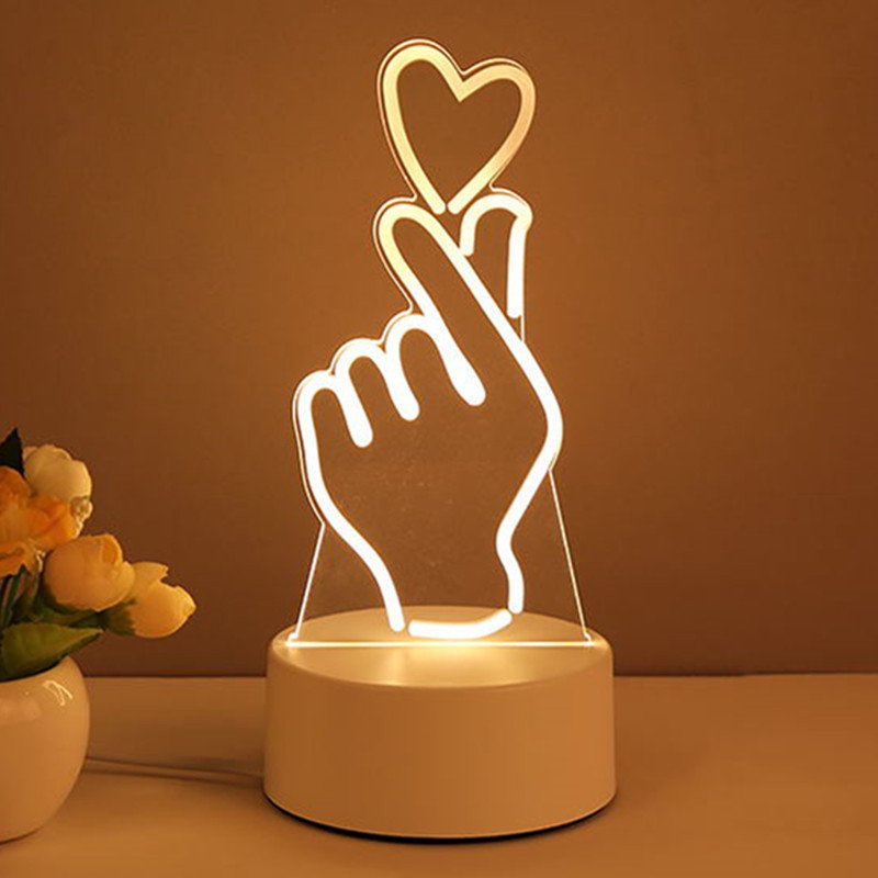 3D Lamp | Xmas Home Decorations For Room Decor Valentines Day Gifts - Image 3