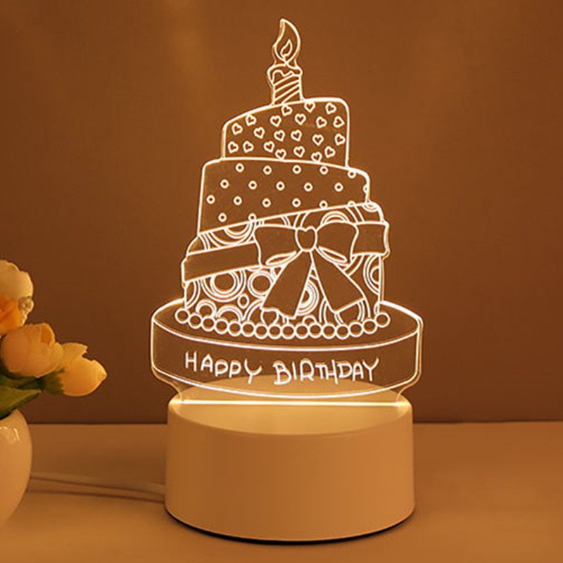 3D Lamp | Xmas Home Decorations For Room Decor Valentines Day Gifts - Image 4