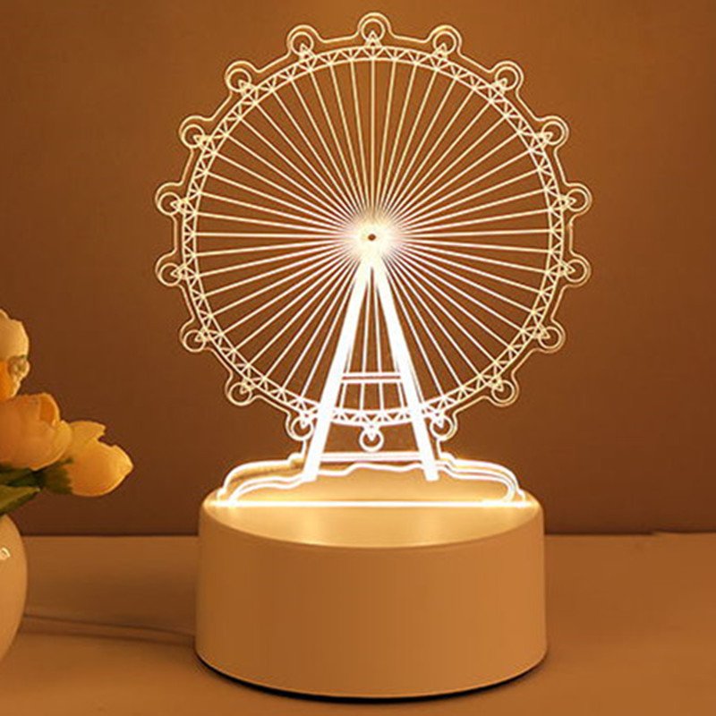 3D Lamp | Xmas Home Decorations For Room Decor Valentines Day Gifts - Image 6