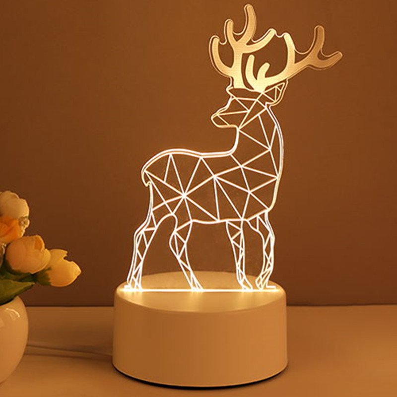 3D Lamp | Xmas Home Decorations For Room Decor Valentines Day Gifts - Image 9