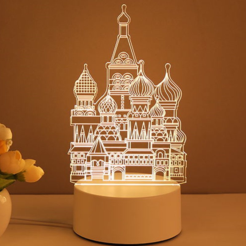 3D Lamp | Xmas Home Decorations For Room Decor Valentines Day Gifts - Image 5