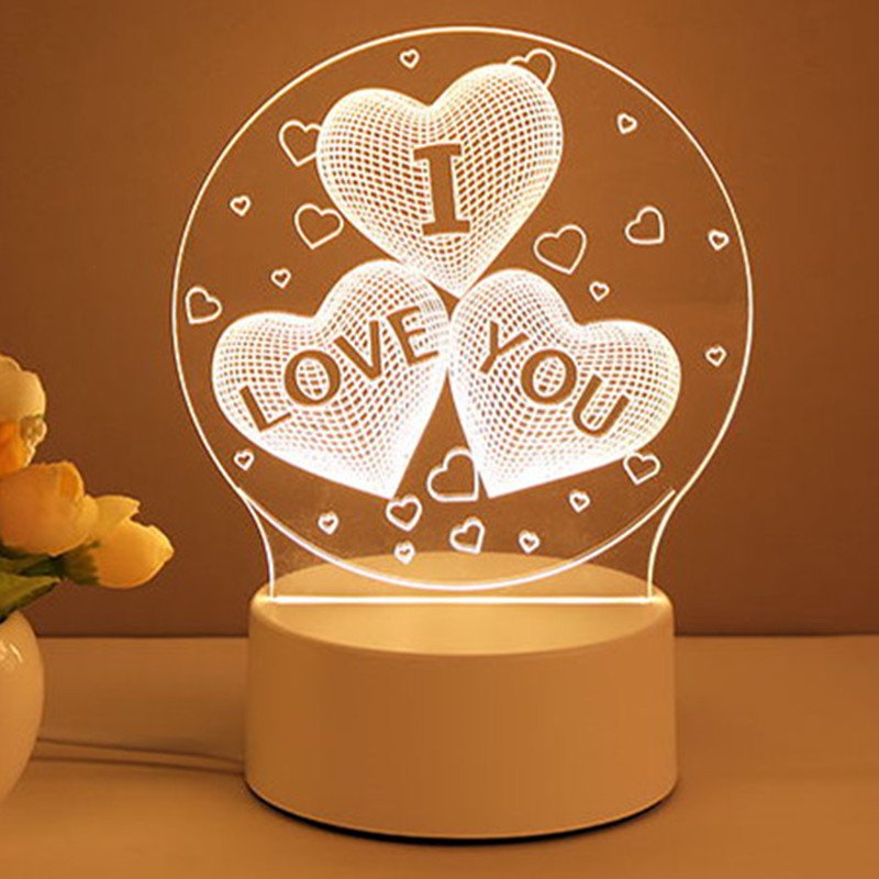 3D Lamp | Xmas Home Decorations For Room Decor Valentines Day Gifts - Image 10