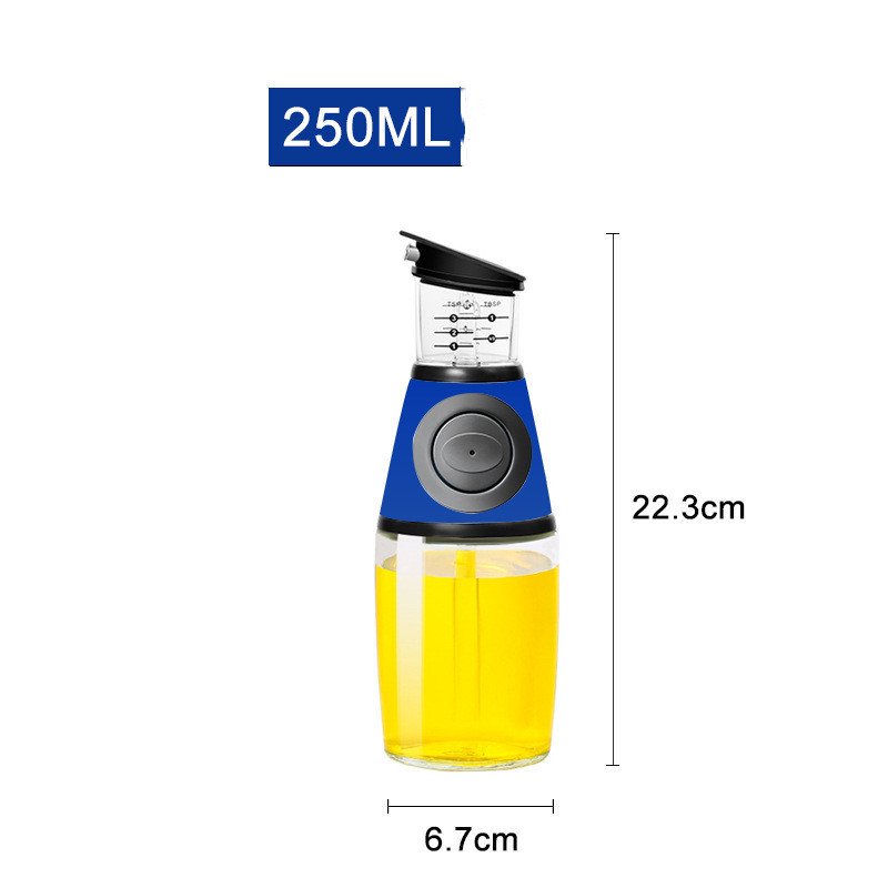 500ml Measurable Glass Bottle Oil Bottle Soy Bottle Kitchenware - Image 9