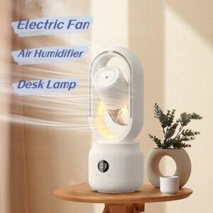 Summer 2026 Water Cooled Spray Mist Electric Fan USB