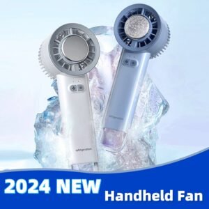 2026 Summer Gadget Handheld Turbo Jet Fan Mini Portable Ice Cold Fan