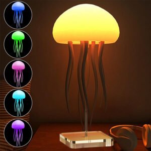 Jellyfish Mood Lamp LED Jellyfish Night Light Portable