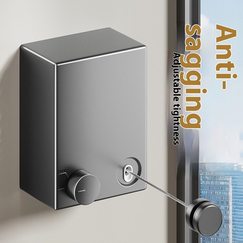 Invisible Clothesline Punch-free Home Balcony | Drying Gadget