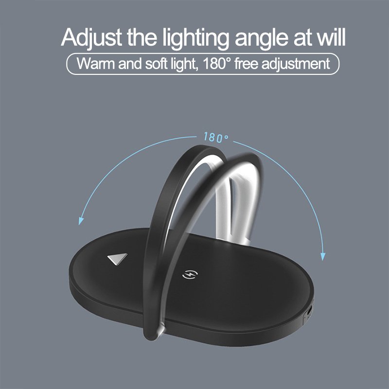 3 In 1 Foldable Wireless Charger Night Light Wireless Charging Station - Image 10