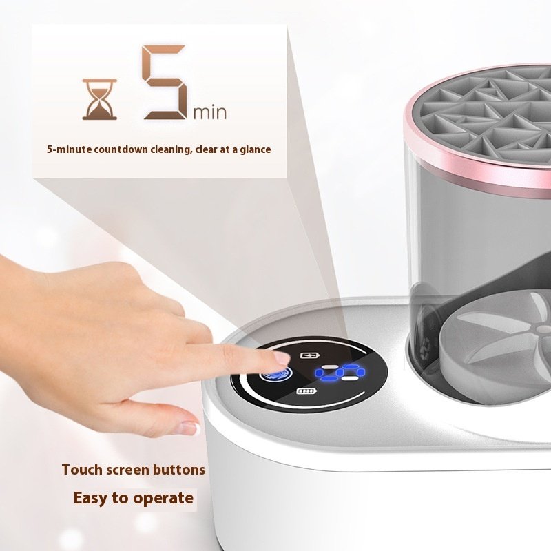 Makeup Brush Cleaner Rechargeable | Cleaning Stand Device - Image 4