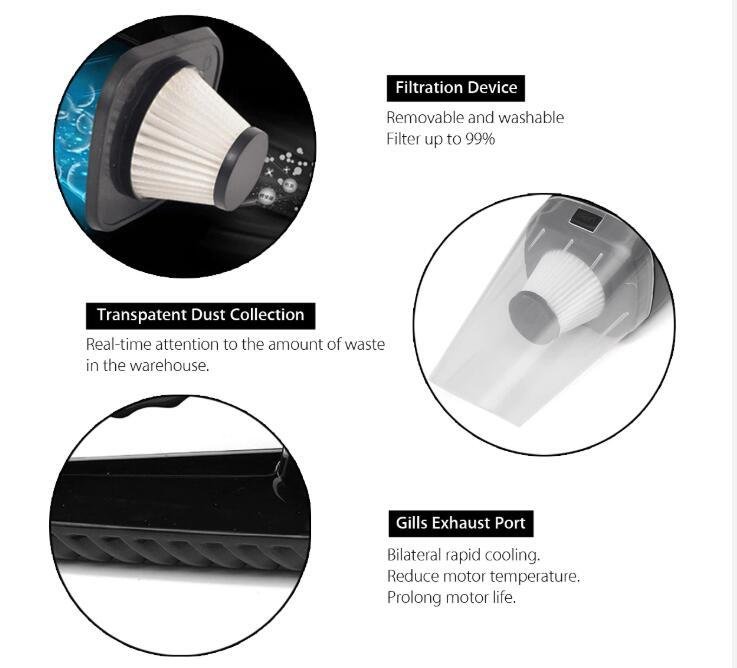 Car Vacuum Cleaner Super Suction Haipa Handheld - Image 6