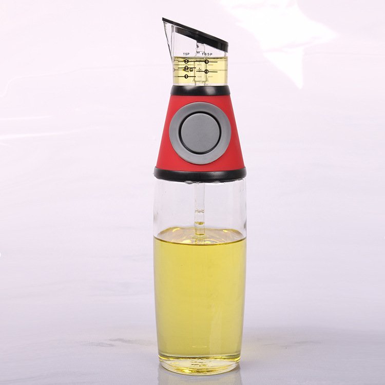 500ml Measurable Glass Bottle Oil Bottle Soy Bottle Kitchenware - Image 4