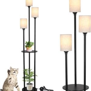 Floor Lamp With Shelf, Floor Lamp For Modern Living Room