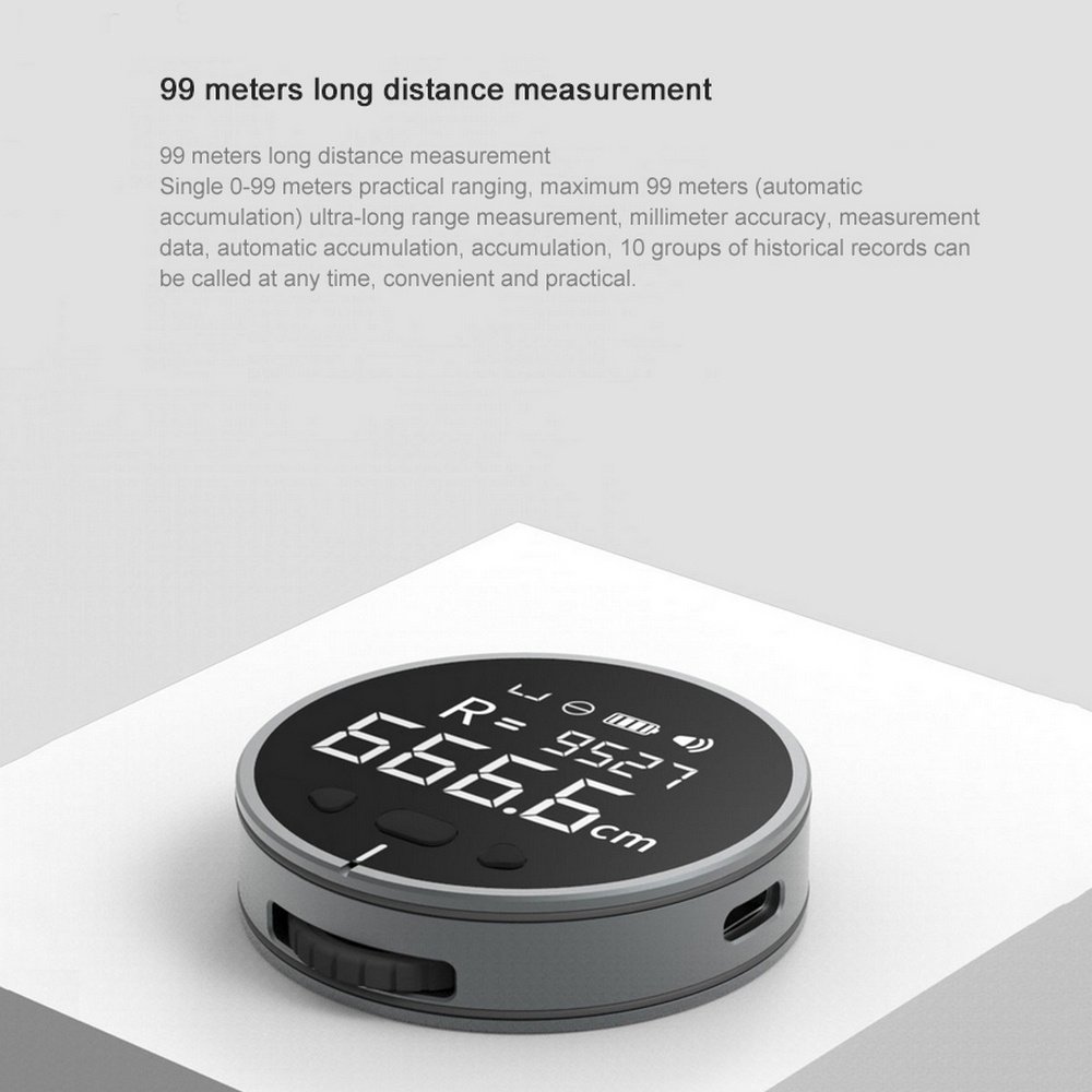 Distance Measuring Instrument Electronic Measuring Ruler Tape Measure - Image 3