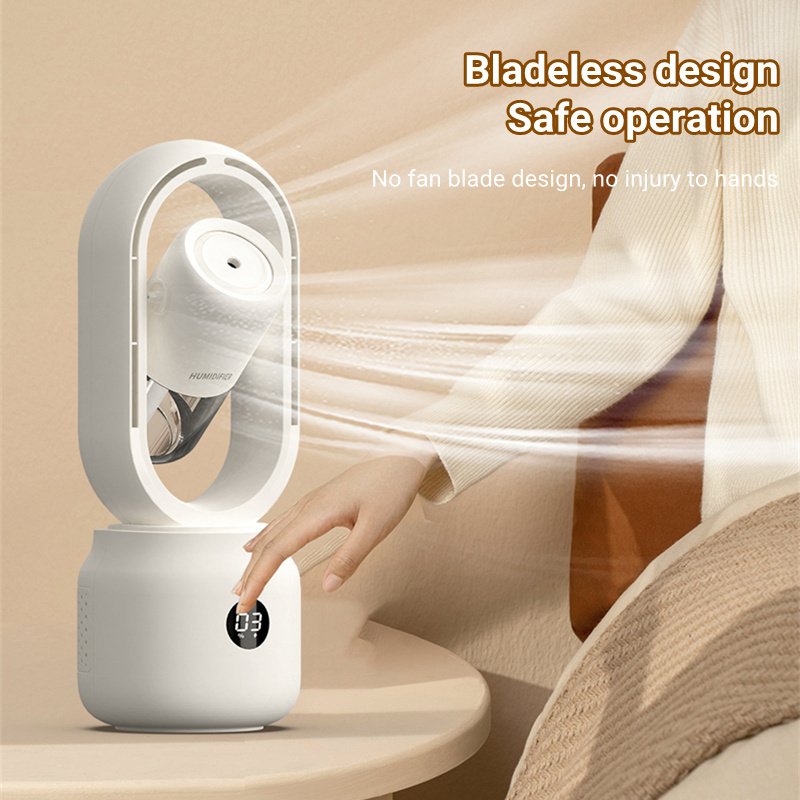 Summer 2026 Water Cooled Spray Mist Electric Fan USB - Image 2